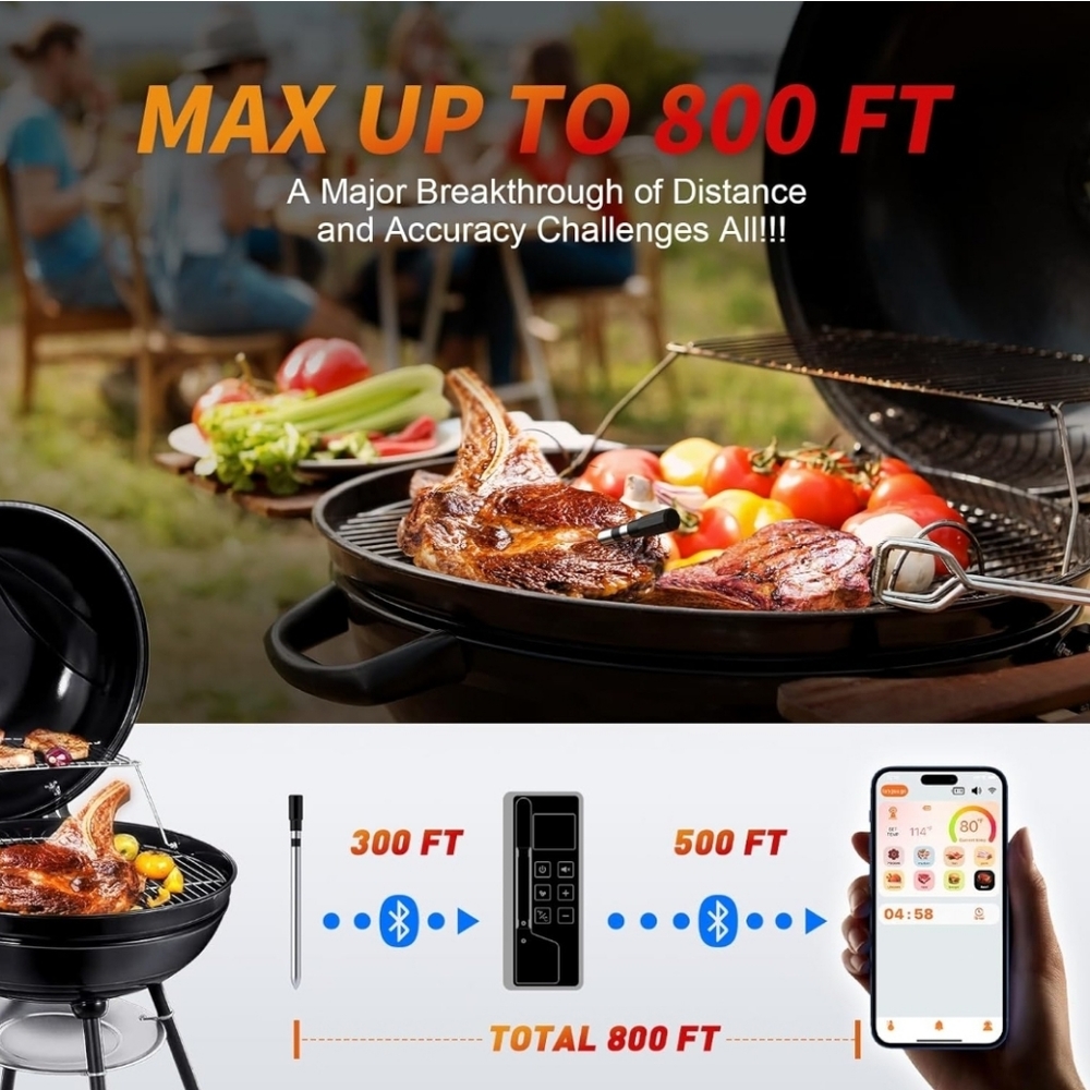 Digital Wireless Meat Thermometer - Picture 7 of 11